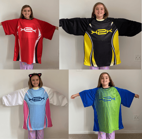 K2K Field Hockey Goalkeeper Smock in Black Yellow Blue Green Blue Pink and Red colour options