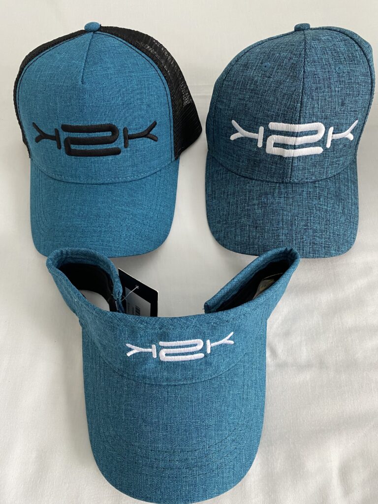 K2K Caps for field hockey goalkeepers and supporters in a blue colour and style options