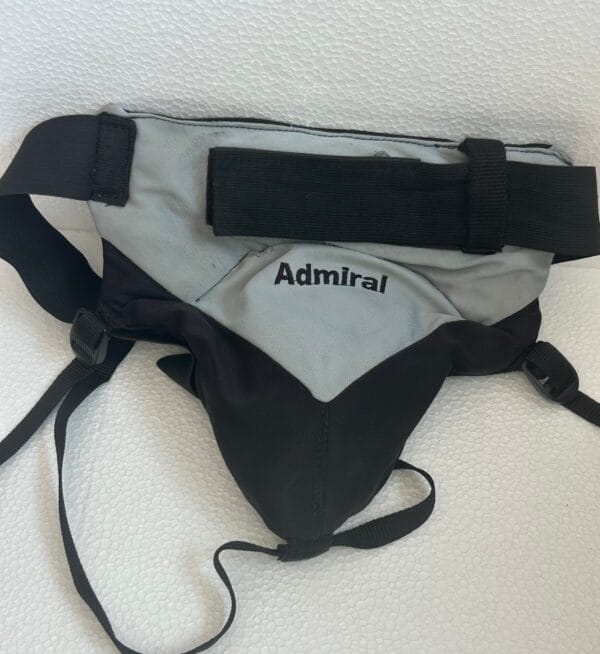 Admiral Groin Protector black grey hockey goalkeeper guard Used Good condition