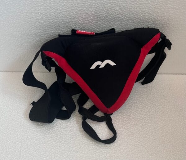 Mercian Evolution Pro Male Groin Protector black red field hockey goalkeeper abdo guard Used Good condition