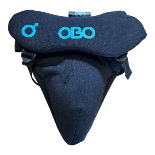 OBO Yahoo Male Groin Protector Medium black blue field hockey goalkeeper guard Used Good condition