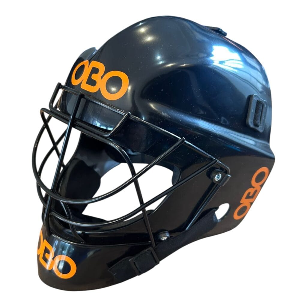 OBO Cloud 9 Helmet Large black field hockey goalkeeper helmet New condition