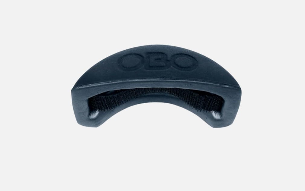 OBO ABS Carbon Care Kit Chin Cup black goalkeeper helmet replacement pad Used Good condition