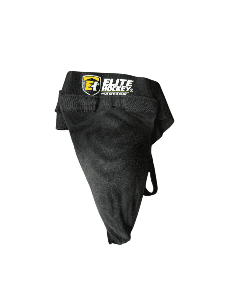 Elite Hockey Male Groin Protector Large black hockey jock guard Used Good condition