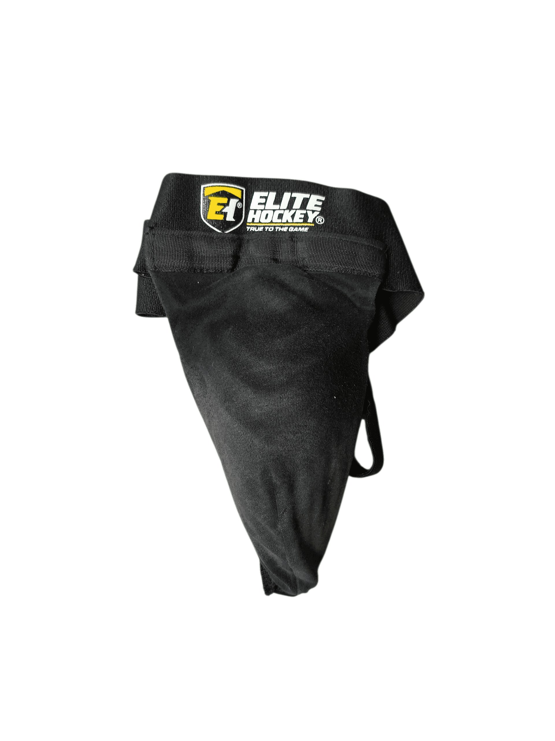 Elite Hockey Male Groin Protector Large black hockey jock guard Used Good condition