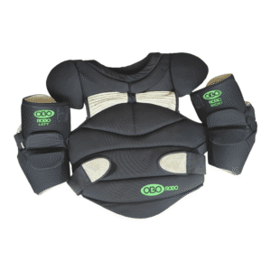 OBO ROBO Body Armour Large black field hockey goalkeeper chest and arm protection