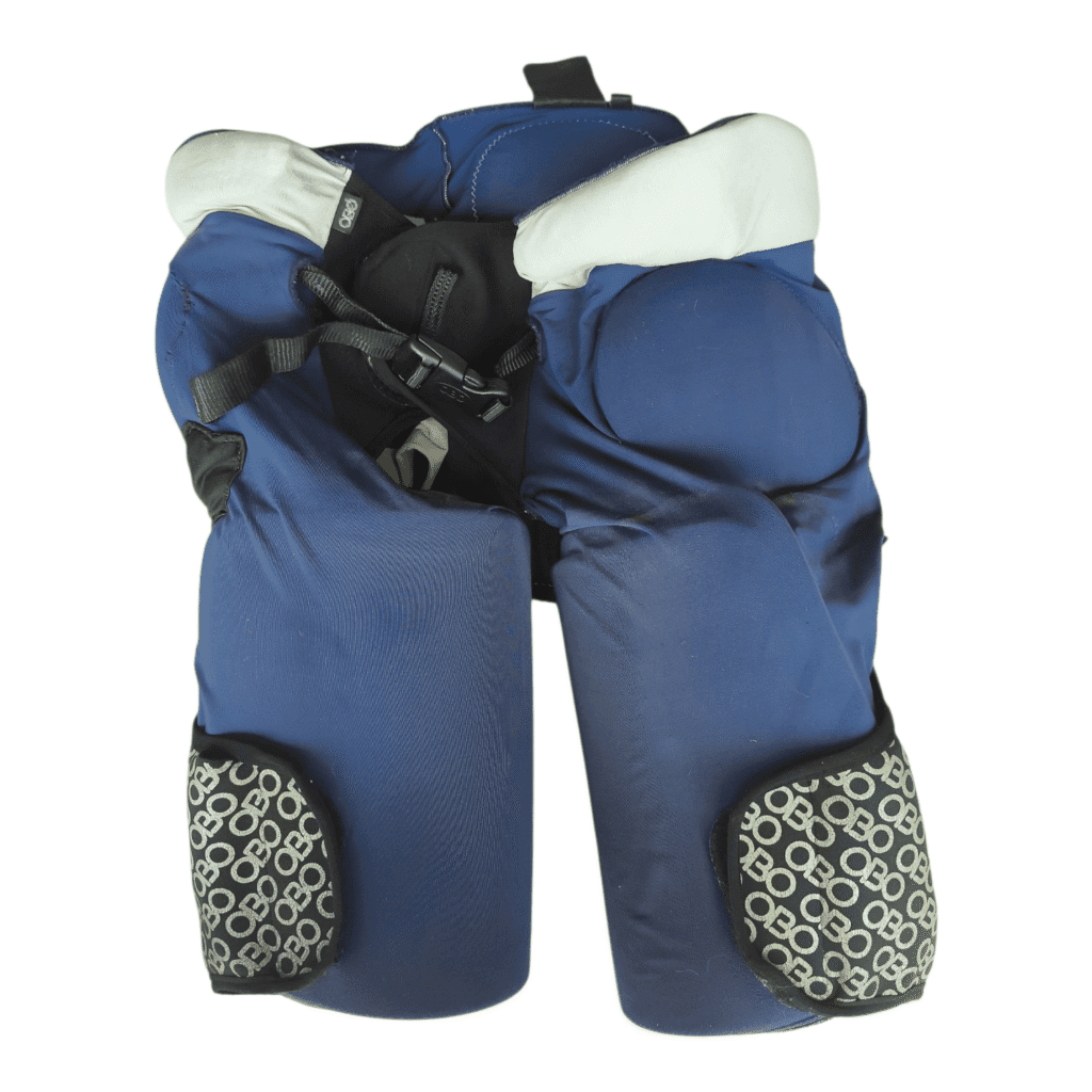 OBO ROBO Hot Pants Large blue and white field hockey goalkeeper pants