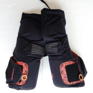 OBO Cloud 9 Hot Pants XL black and orange field hockey goalkeeper pants - Front