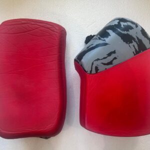OBO ROBO Hi-Rebound Hand Protectors Red/Black Field Hockey Goalkeeper Gloves