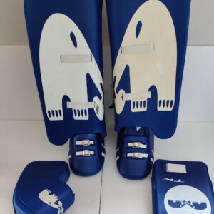 TK 4 Junior Field Hockey Goalkeeper Set Combo - Large Blue/White - As New