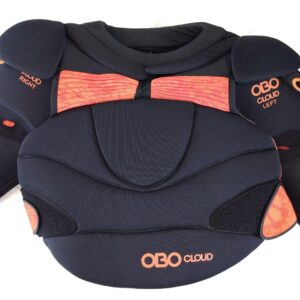 OBO Cloud 9 Body Armour Large black orange field hockey goalkeeper chest and arm protector