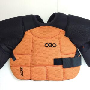 OBO Cloud 9 Body Armour Medium orange black field hockey goalkeeper chest and arm protection