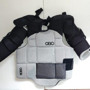 OBO ROBO Body Armour Large grey white black refurbished field hockey goalkeeper protection