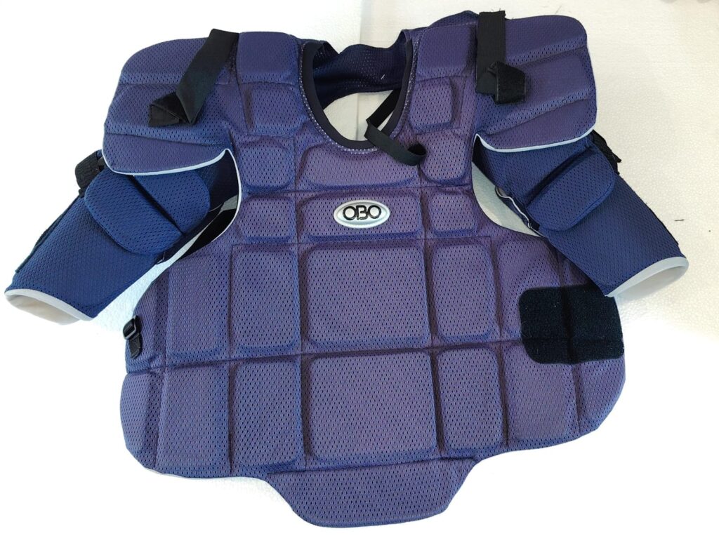 OBO ROBO Body Armour Large purple blue field hockey goalkeeper chest and arm protection
