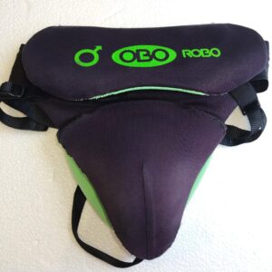 OBO ROBO Female Pelvic Guard black green field hockey goalkeeper groin protector