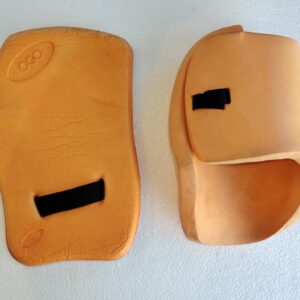 OBO OGO Junior Field Hockey Goalkeeper Gloves Small orange hand protectors
