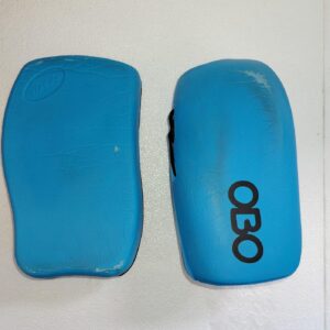 OBO Yahoo Field Hockey Goalkeeper Gloves blue Used Good hand protectors