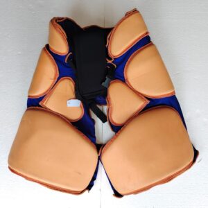 Mercian Elite Goalkeeper Padded Shorts Large blue orange field hockey goalkeeper protection
