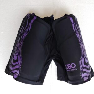 OBO OGO Smarty Pants Large black blue field hockey goalkeeper shorts