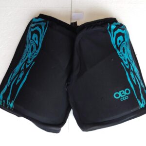 OBO OGO Smarty Pants Large black blue field hockey goalkeeper shorts