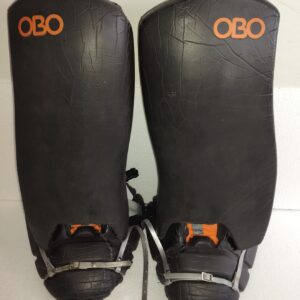 OBO Cloud 9 Pads and Kickers Large black orange used field hockey goalkeeper set