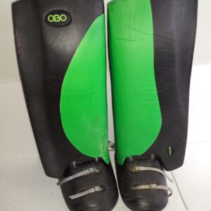 BO ROBO Hi-Rebound Pads and Kickers Large black green field hockey goalkeeper set