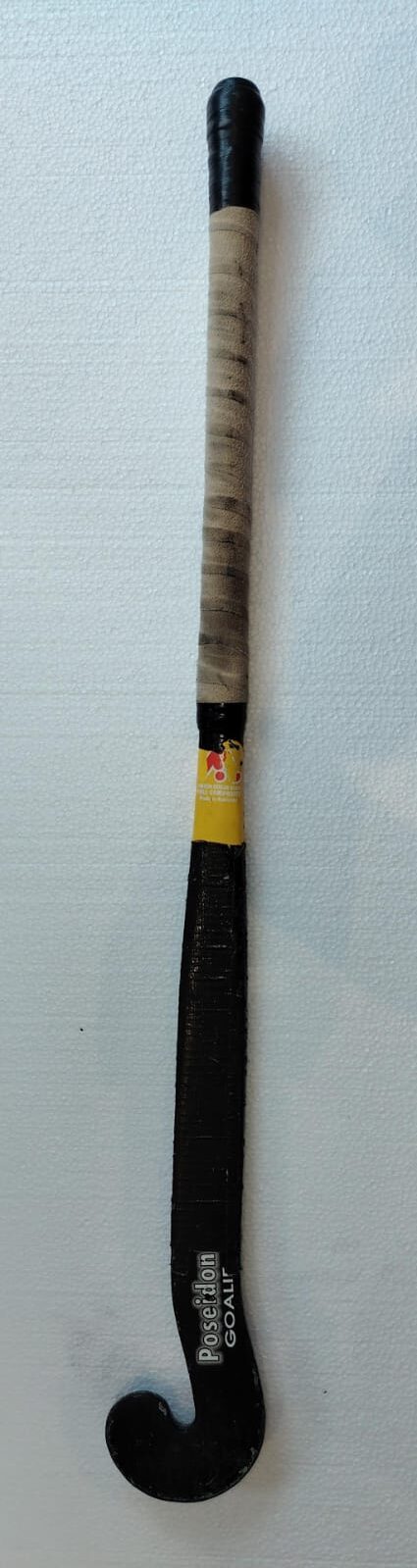 Poseidon Goalie Goalkeeper Hockey Stick 36.5 inch black field hockey keeper stick
